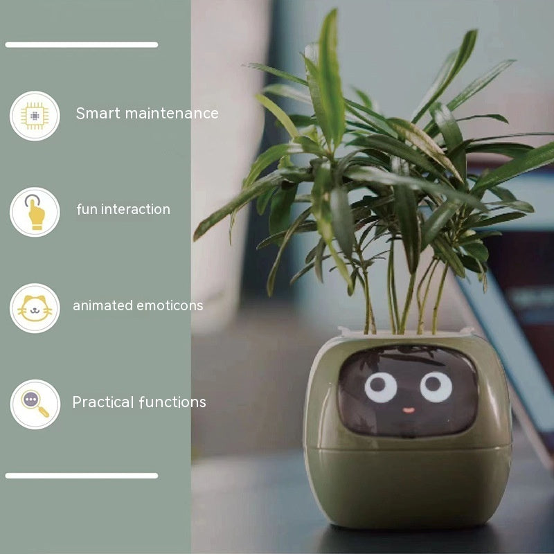 AI Smart Planter Endless Fun Over 49 Rich Expressions 7 Smart Sensors And AI Chips Make Raising Plants Easy And Fun