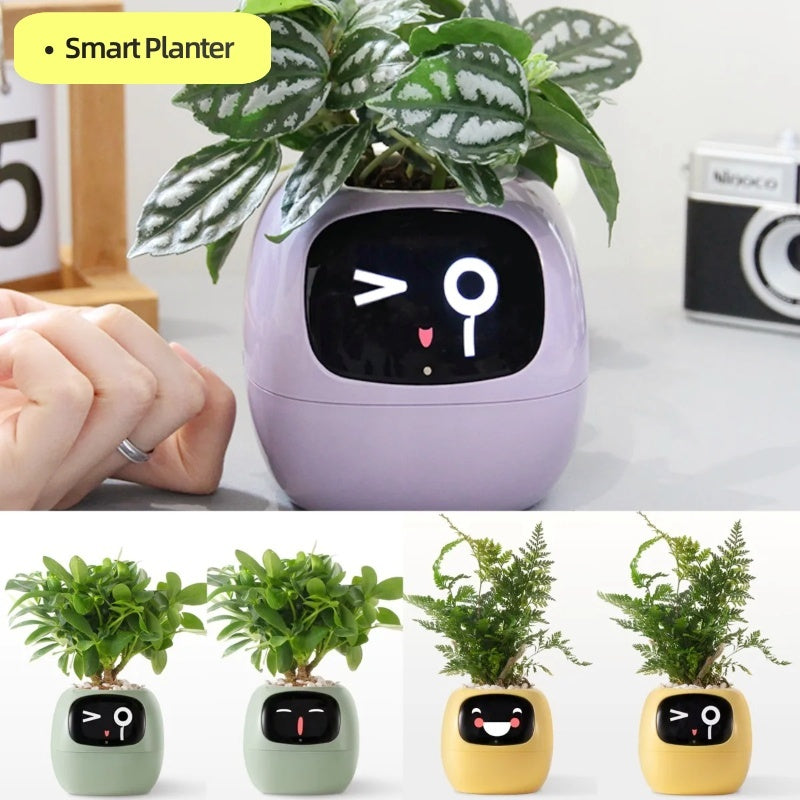 AI Smart Planter Endless Fun Over 49 Rich Expressions 7 Smart Sensors And AI Chips Make Raising Plants Easy And Fun