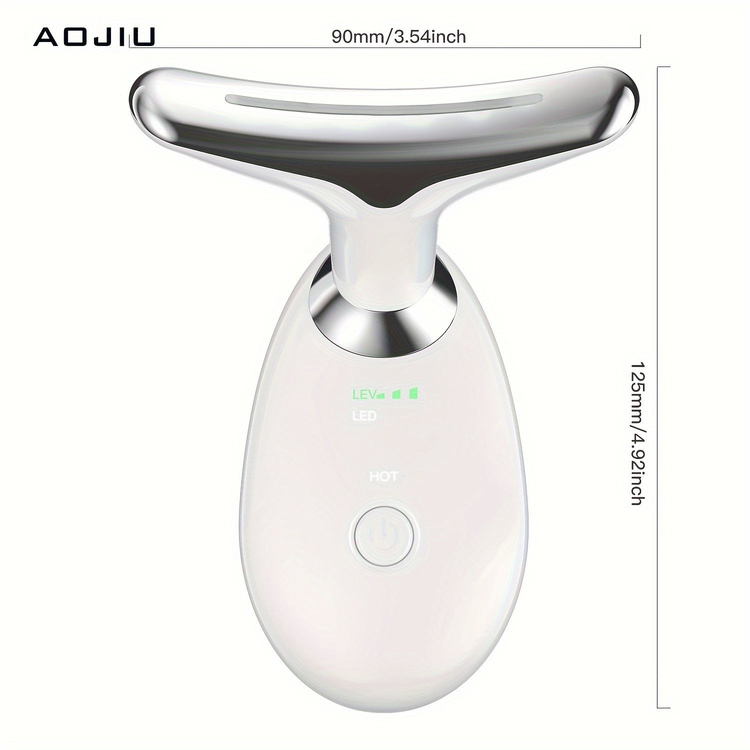 3-Mode Portable Neck and Facial Massager for Relaxation, Skin Care, and Beauty