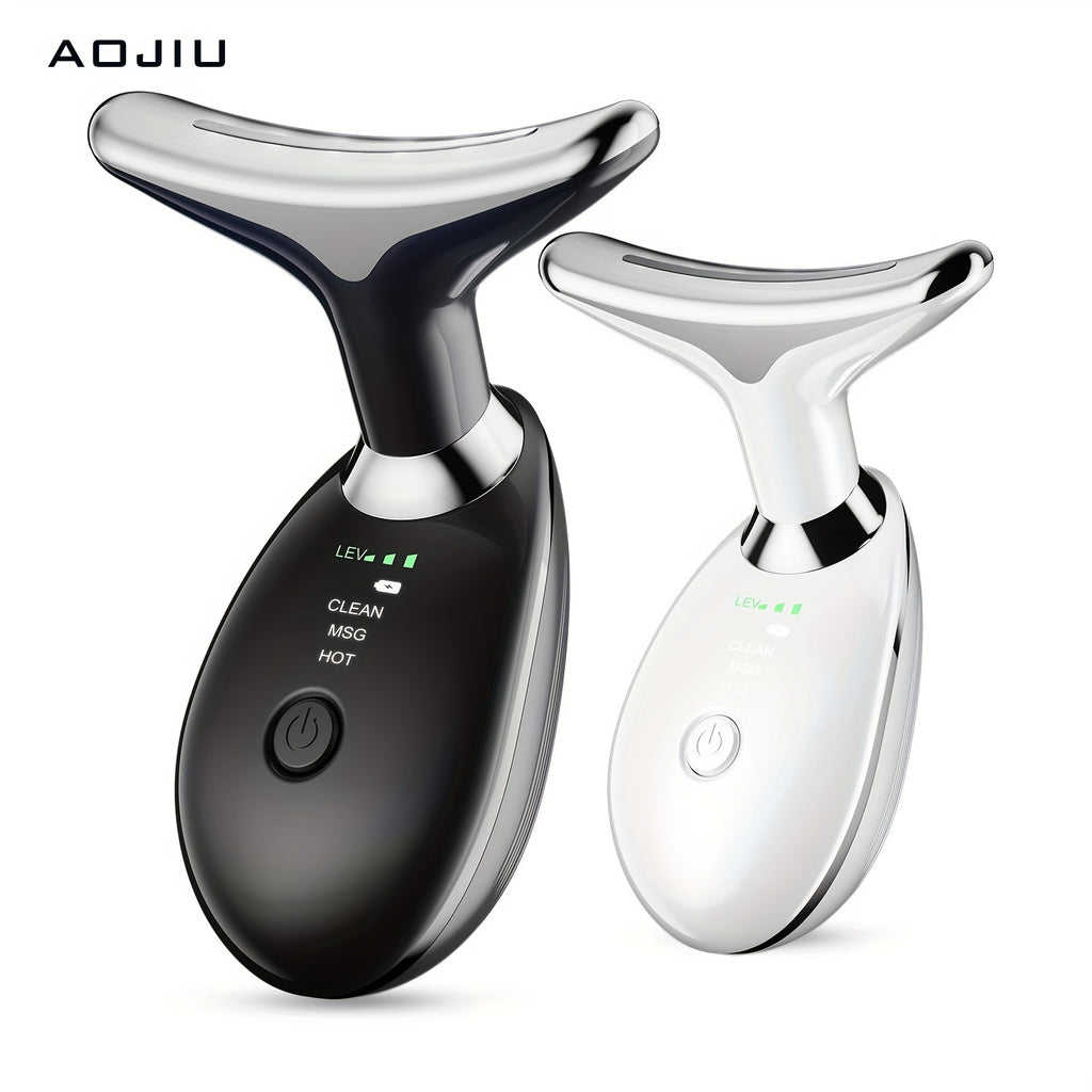 3-Mode Portable Neck and Facial Massager for Relaxation, Skin Care, and Beauty