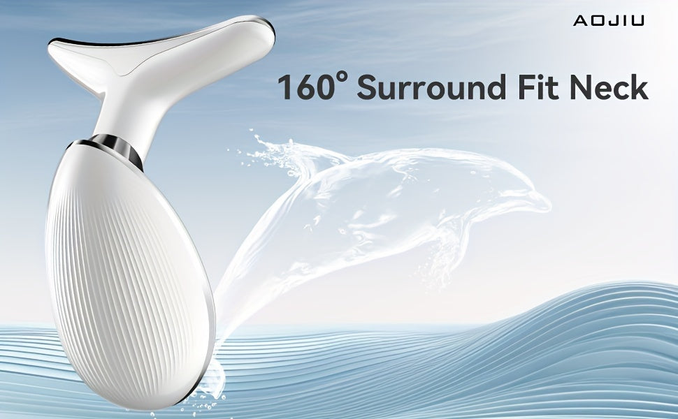 3-Mode Portable Neck and Facial Massager for Relaxation, Skin Care, and Beauty