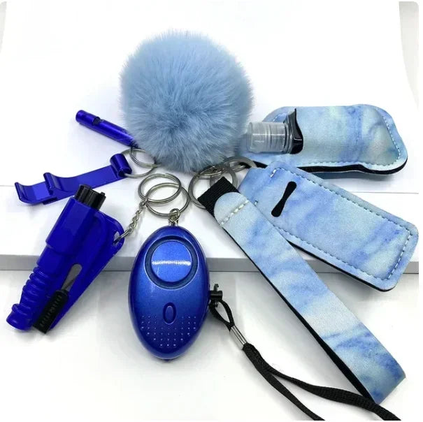 Ladies Self Defense Full Keychain Set