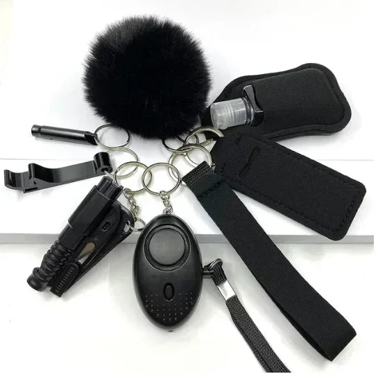 Ladies Self Defense Full Keychain Set