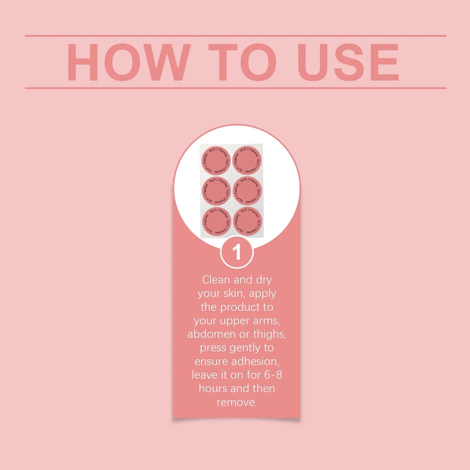 GLP-1 Fat Burning Patches