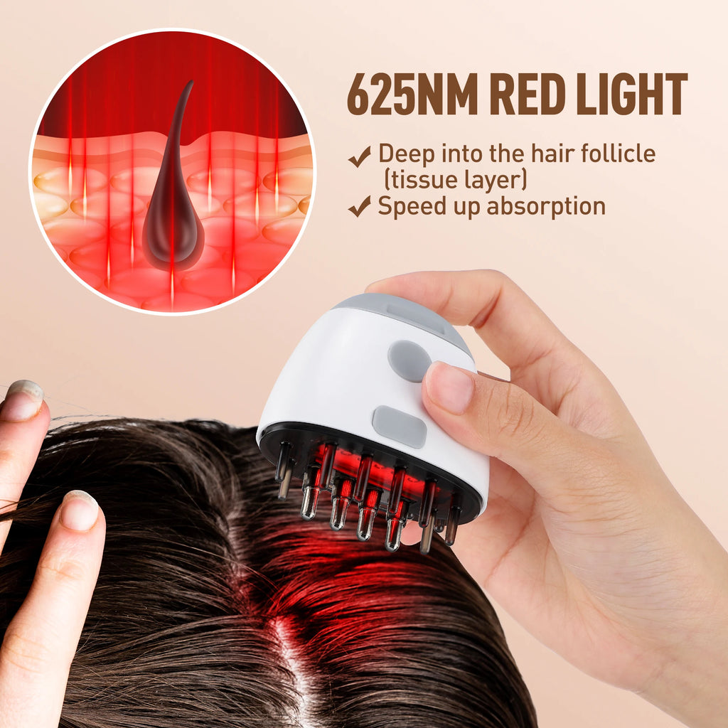 Red Light Therapy Massage Comb