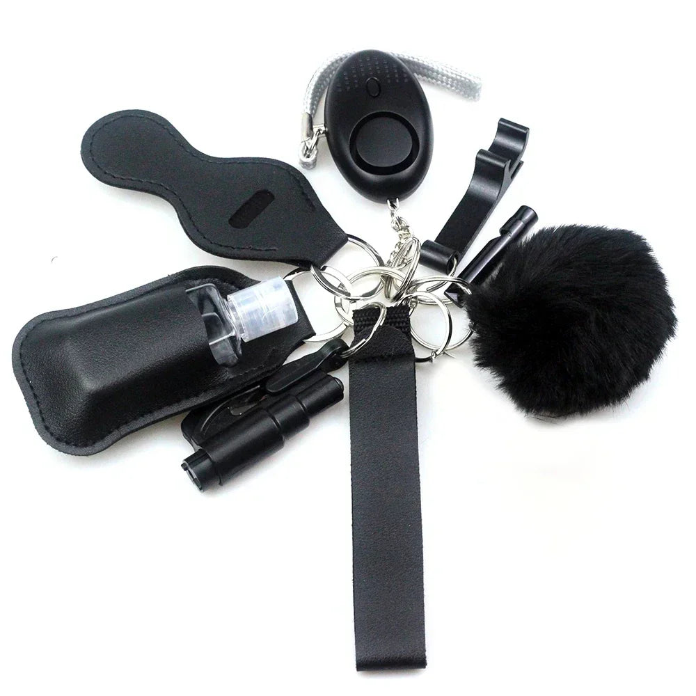 Ladies Self Defense Full Keychain Set