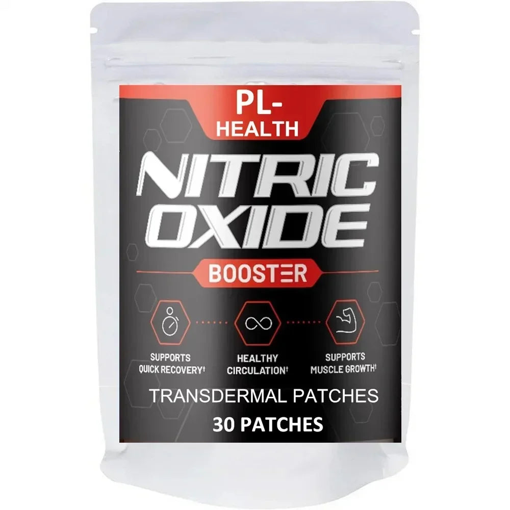 Nitric Oxide Booster-Transdermal Patches-Performance Enhancing Formula For Stamina & Endurance