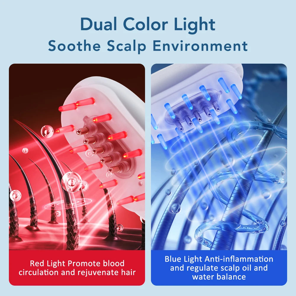 Red Light Therapy Massage Comb