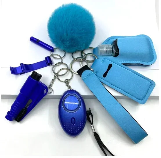 Ladies Self Defense Full Keychain Set