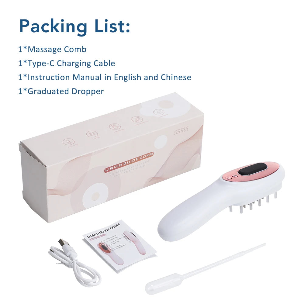 Red Light Therapy Massage Comb