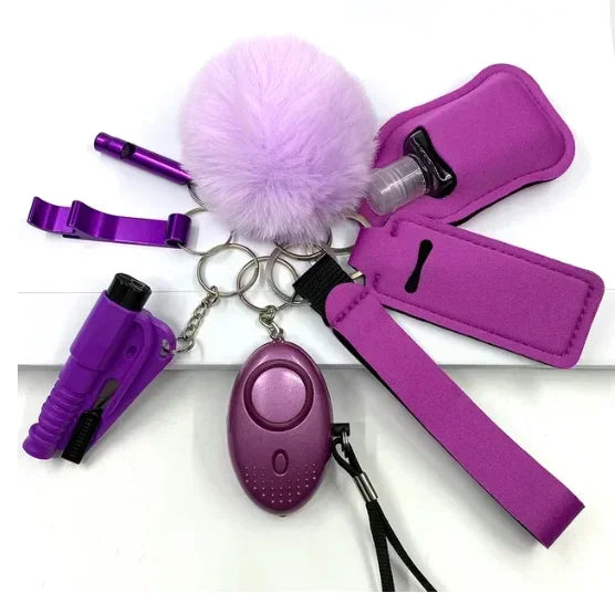 Ladies Self Defense Full Keychain Set