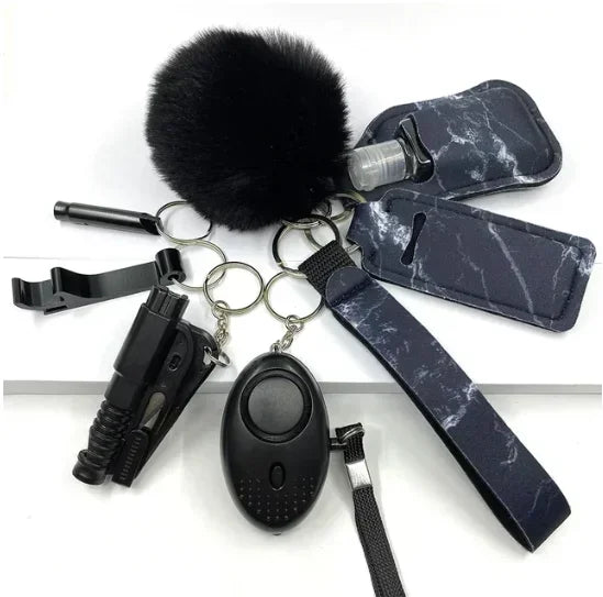 Ladies Self Defense Full Keychain Set