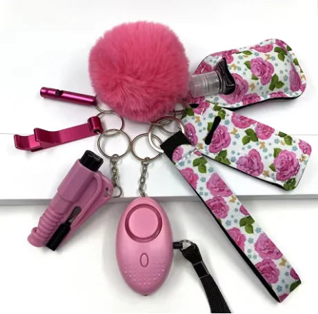 Ladies Self Defense Full Keychain Set