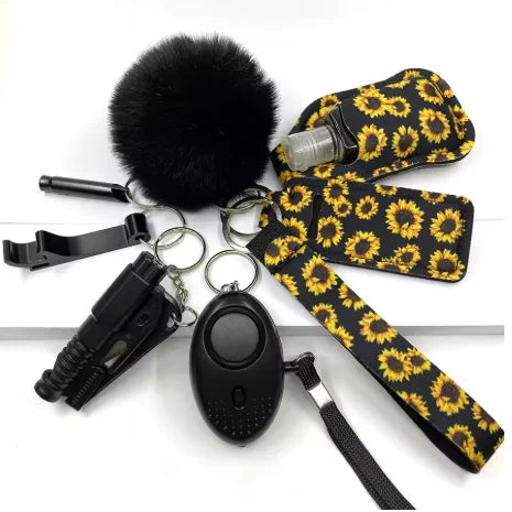 Ladies Self Defense Full Keychain Set