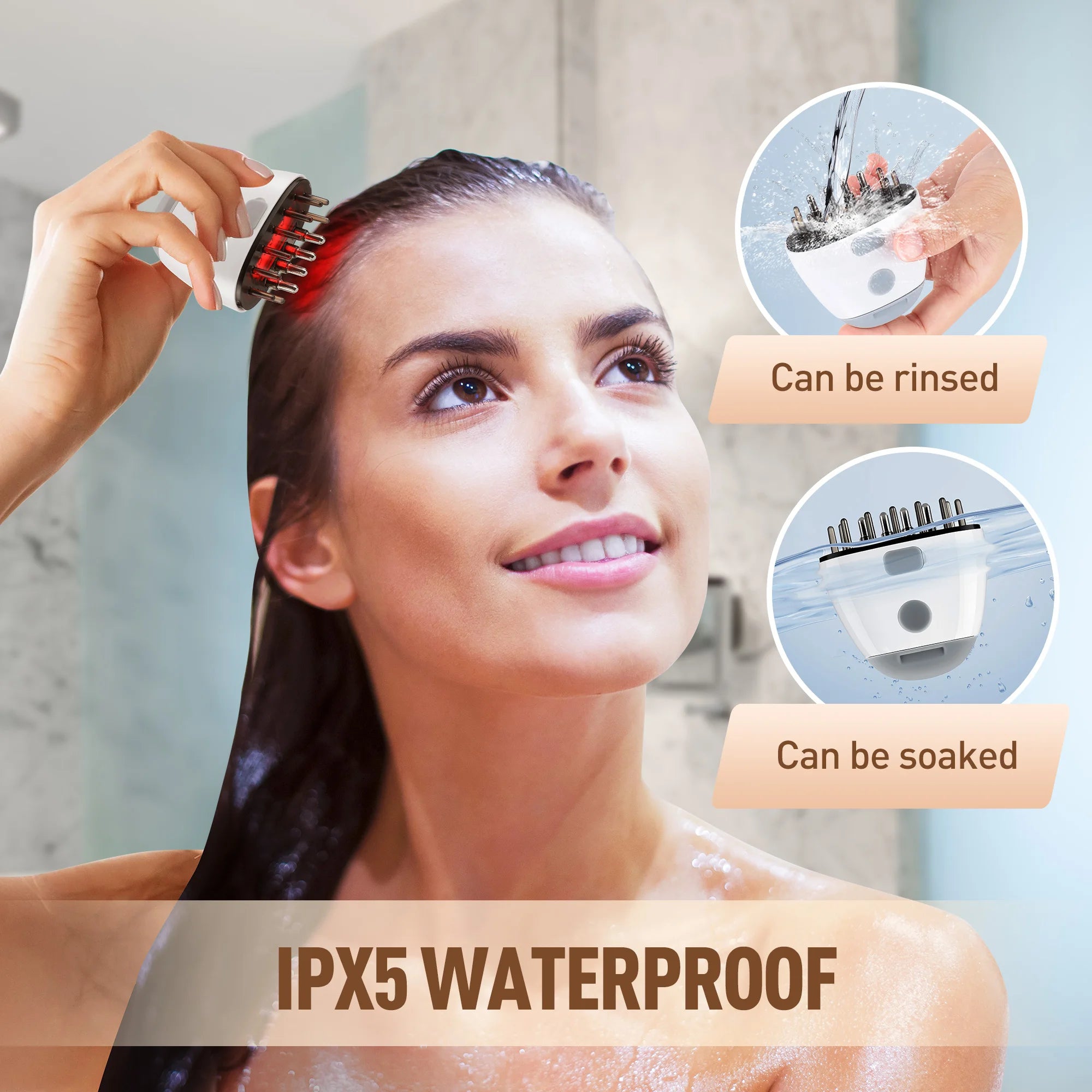 Red Light Therapy Massage Comb