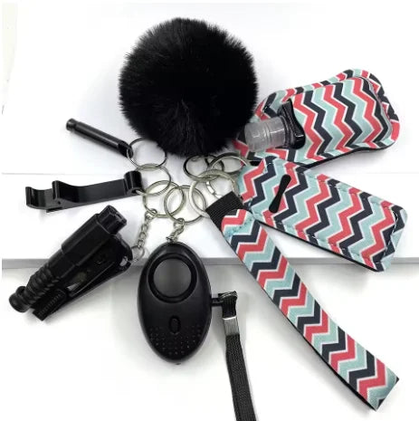 Ladies Self Defense Full Keychain Set