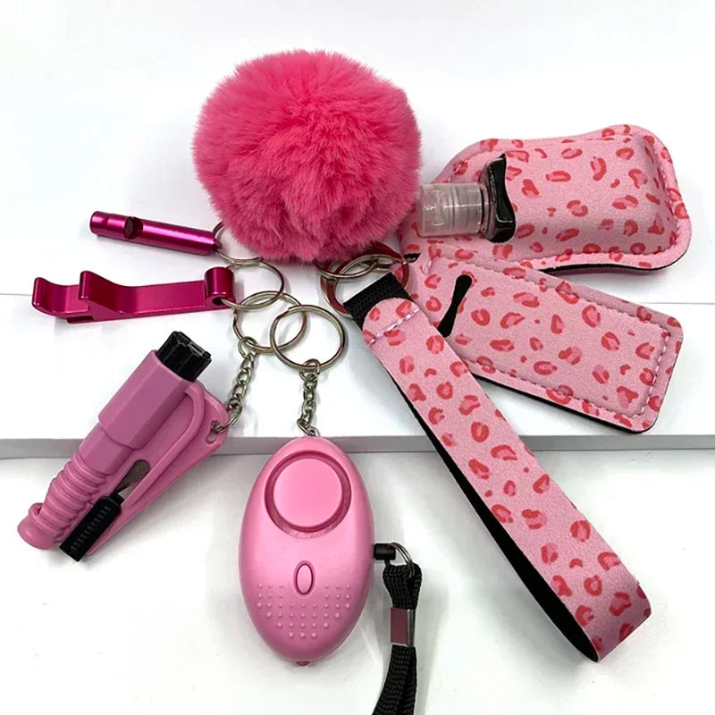 Ladies Self Defense Full Keychain Set