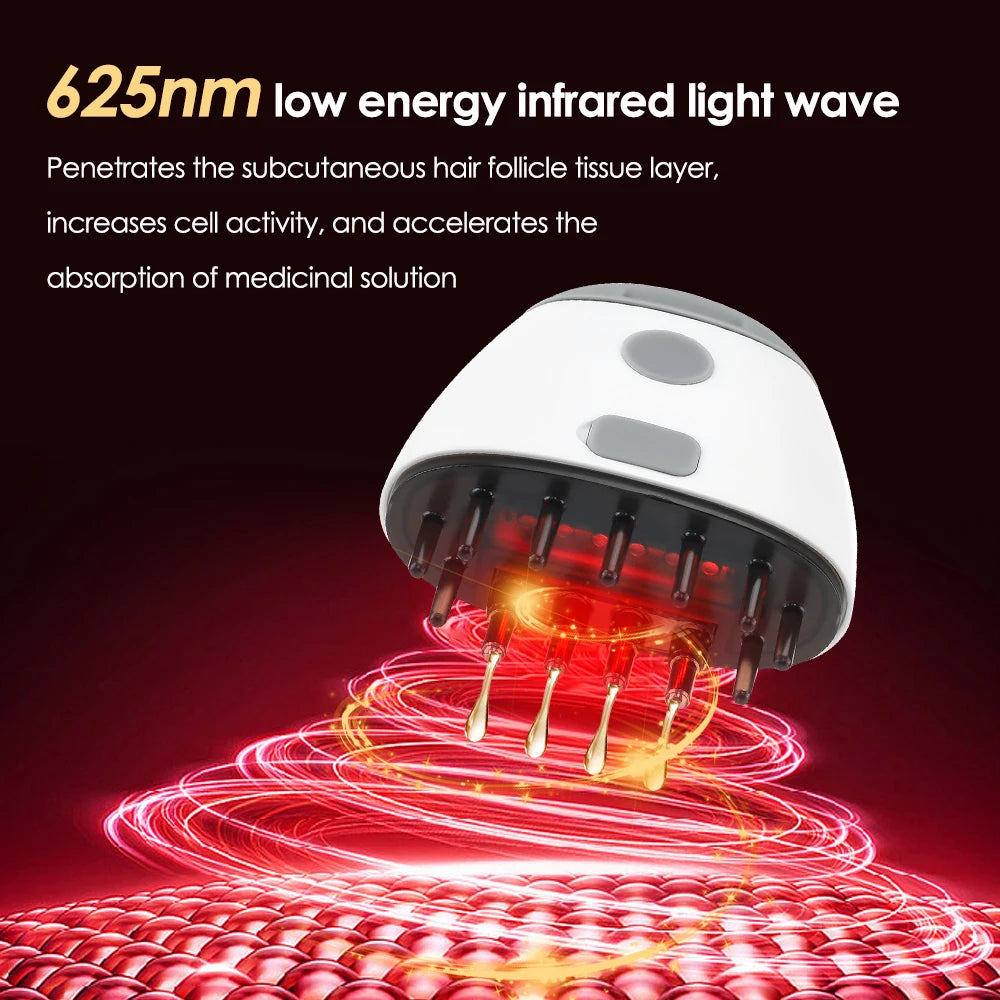 Red Light Therapy Massage Comb