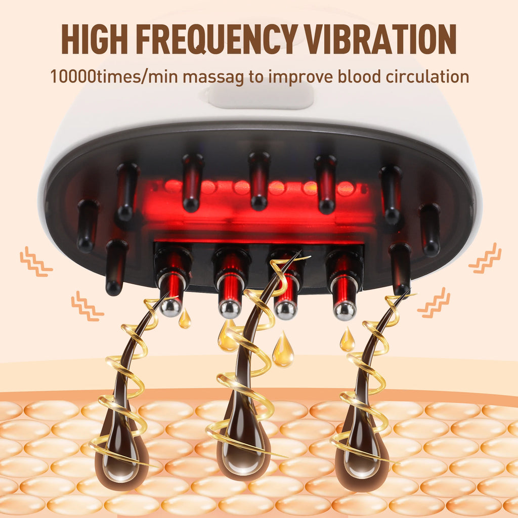 Red Light Therapy Massage Comb