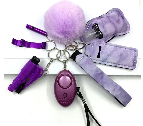 Ladies Self Defense Full Keychain Set