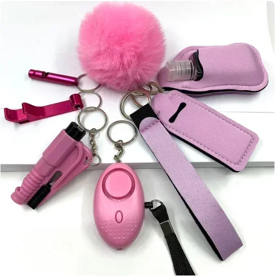 Ladies Self Defense Full Keychain Set