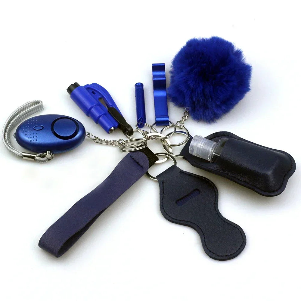 Ladies Self Defense Full Keychain Set