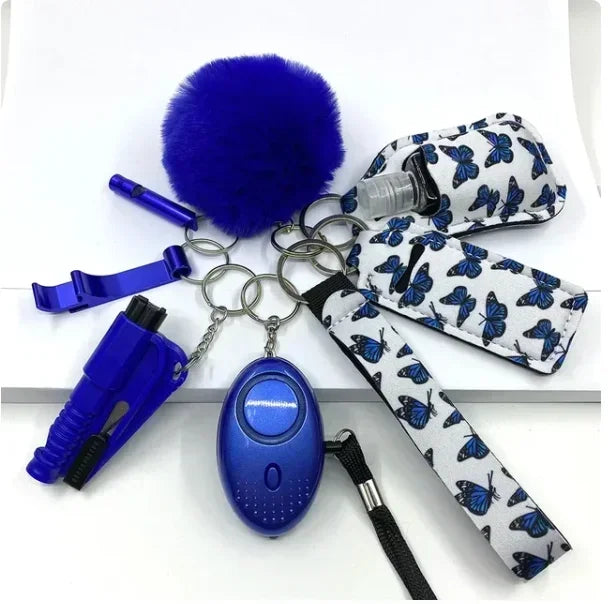 Ladies Self Defense Full Keychain Set