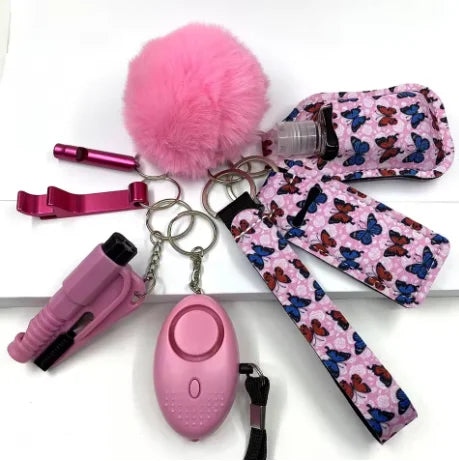 Ladies Self Defense Full Keychain Set