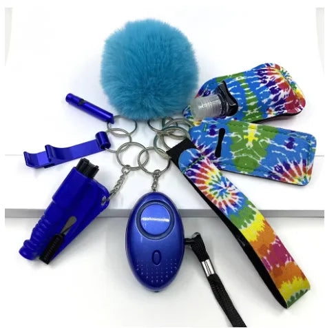 Ladies Self Defense Full Keychain Set