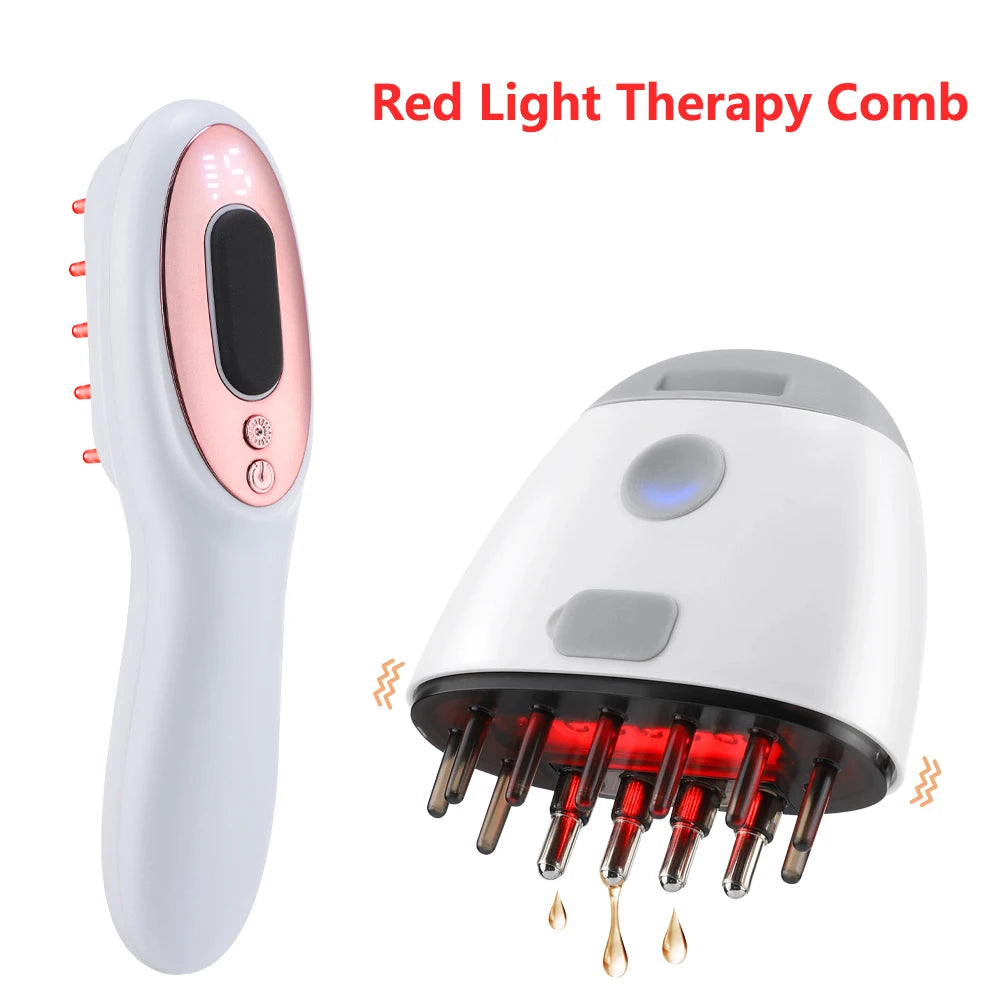 Red Light Therapy Massage Comb