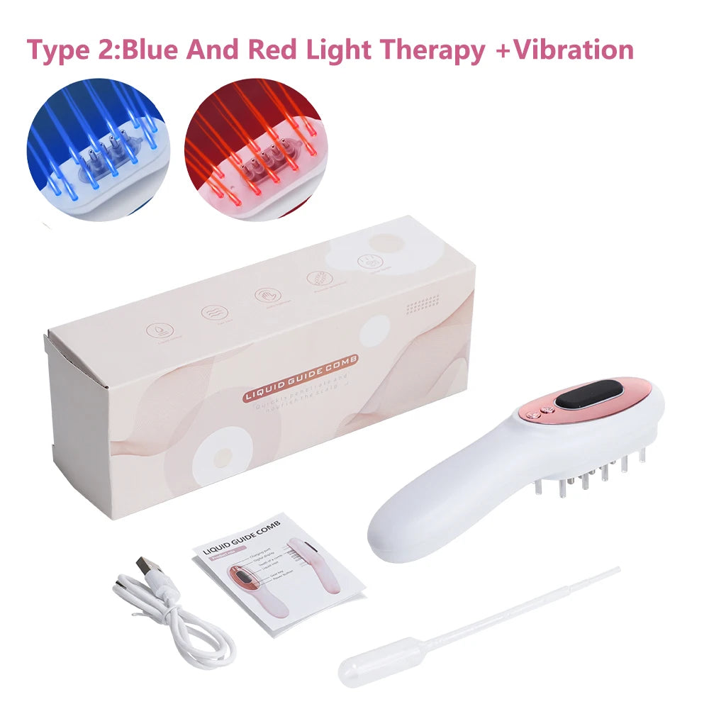 Red Light Therapy Massage Comb