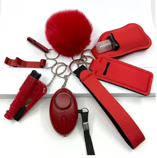 Ladies Self Defense Full Keychain Set